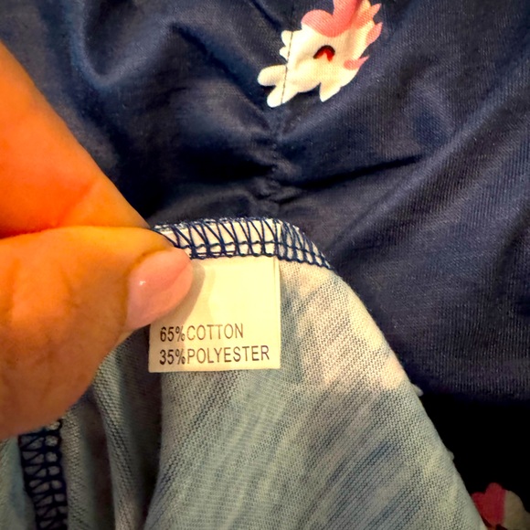 NWT Yathon Navy Floral dress- with pockets - Picture 8 of 9